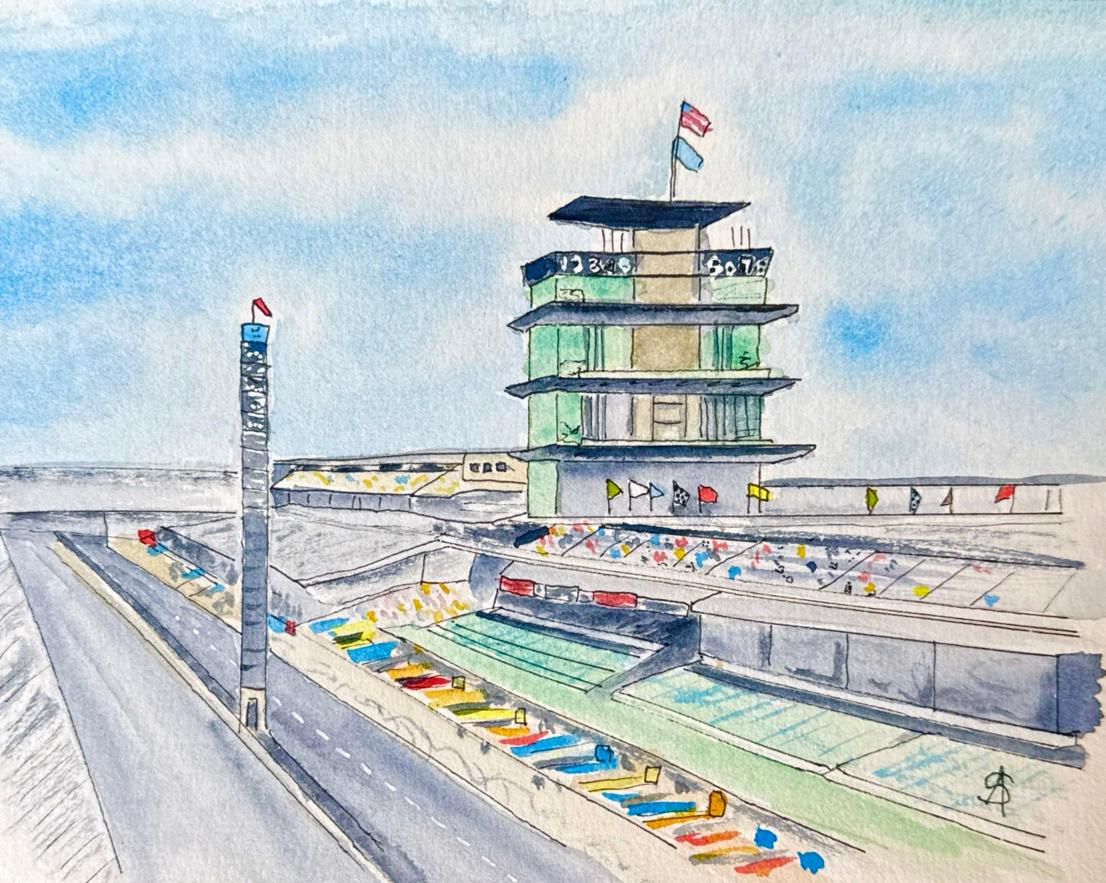 Rehearsal of Speed - the Indy 500