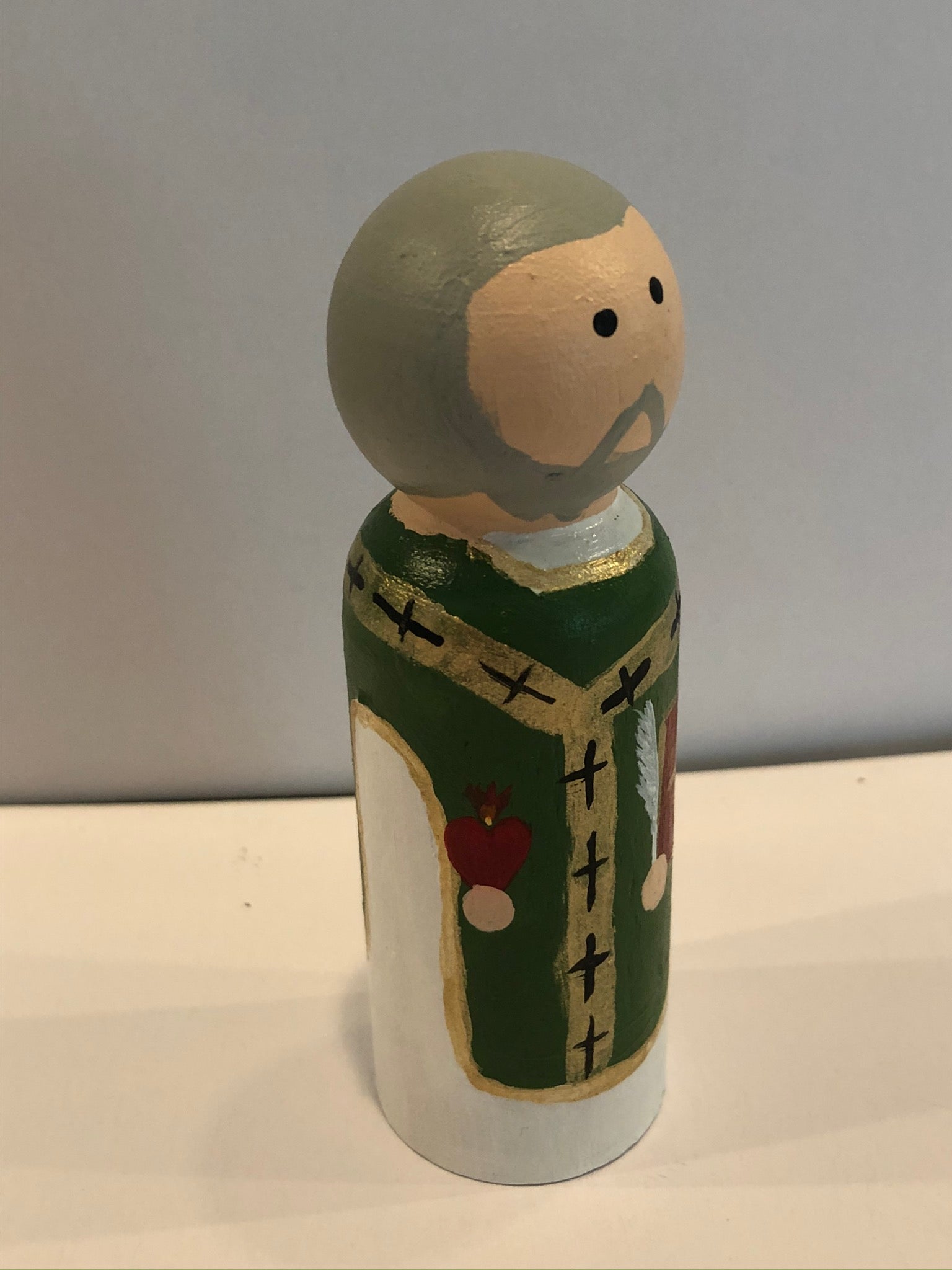 St Augustine peg doll