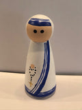 St Mother Teresa peg doll