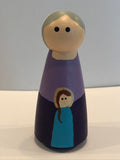 St Anne peg doll