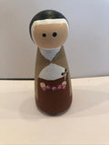 St Therese of Lisieux peg doll