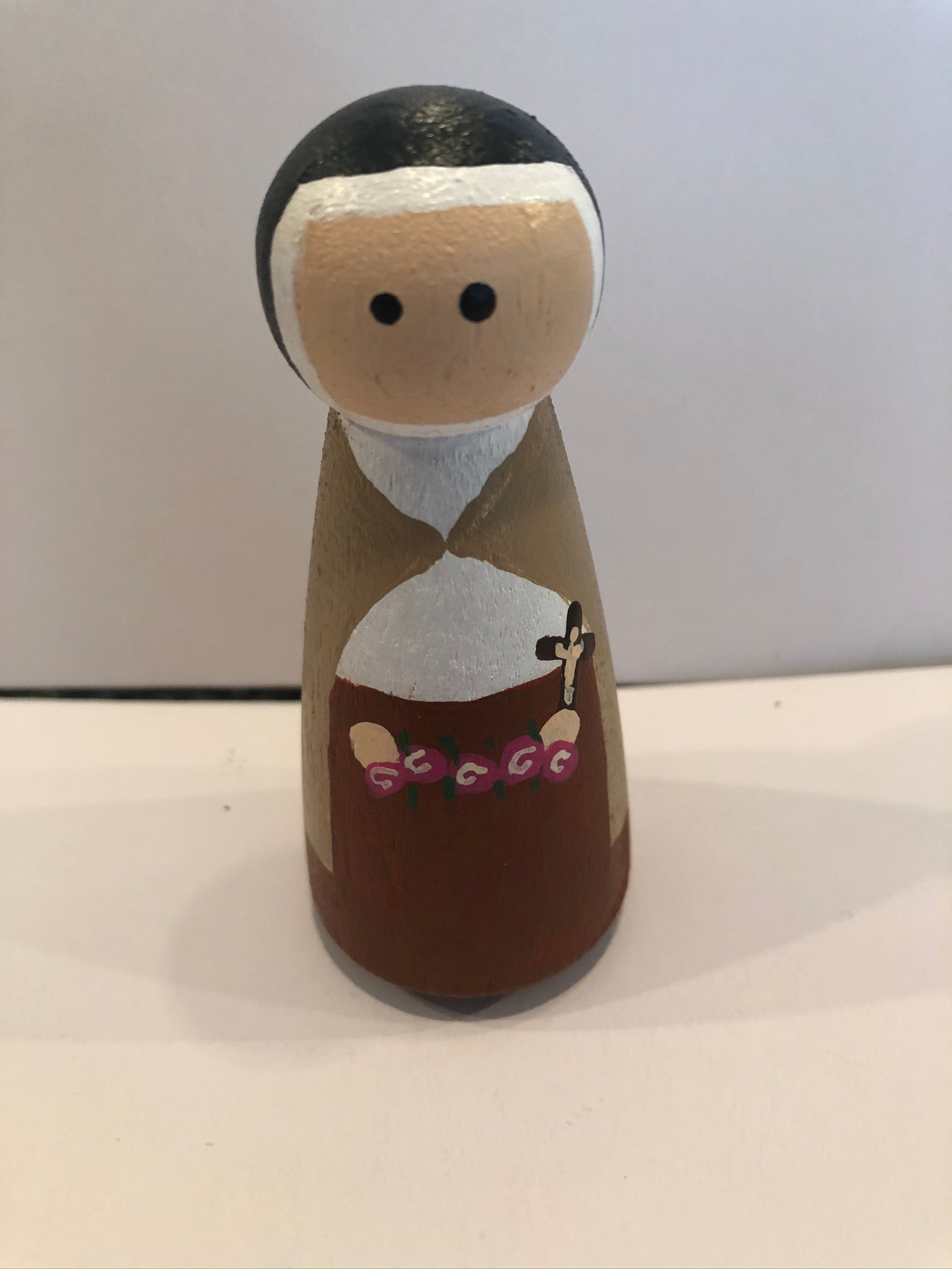 St Therese of Lisieux peg doll