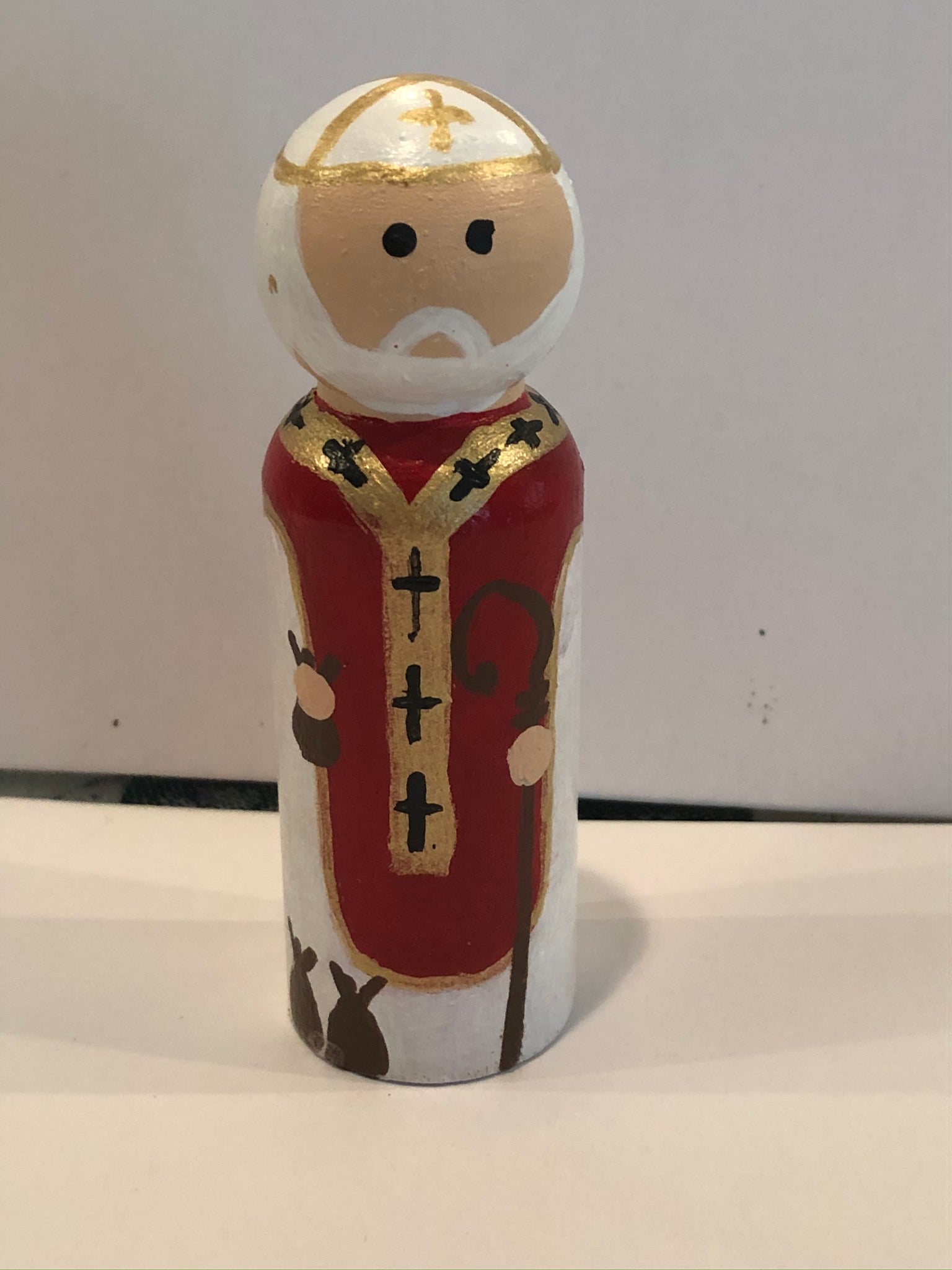 St Nicholas peg doll