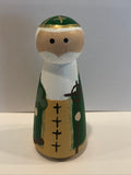 St Patrick peg doll