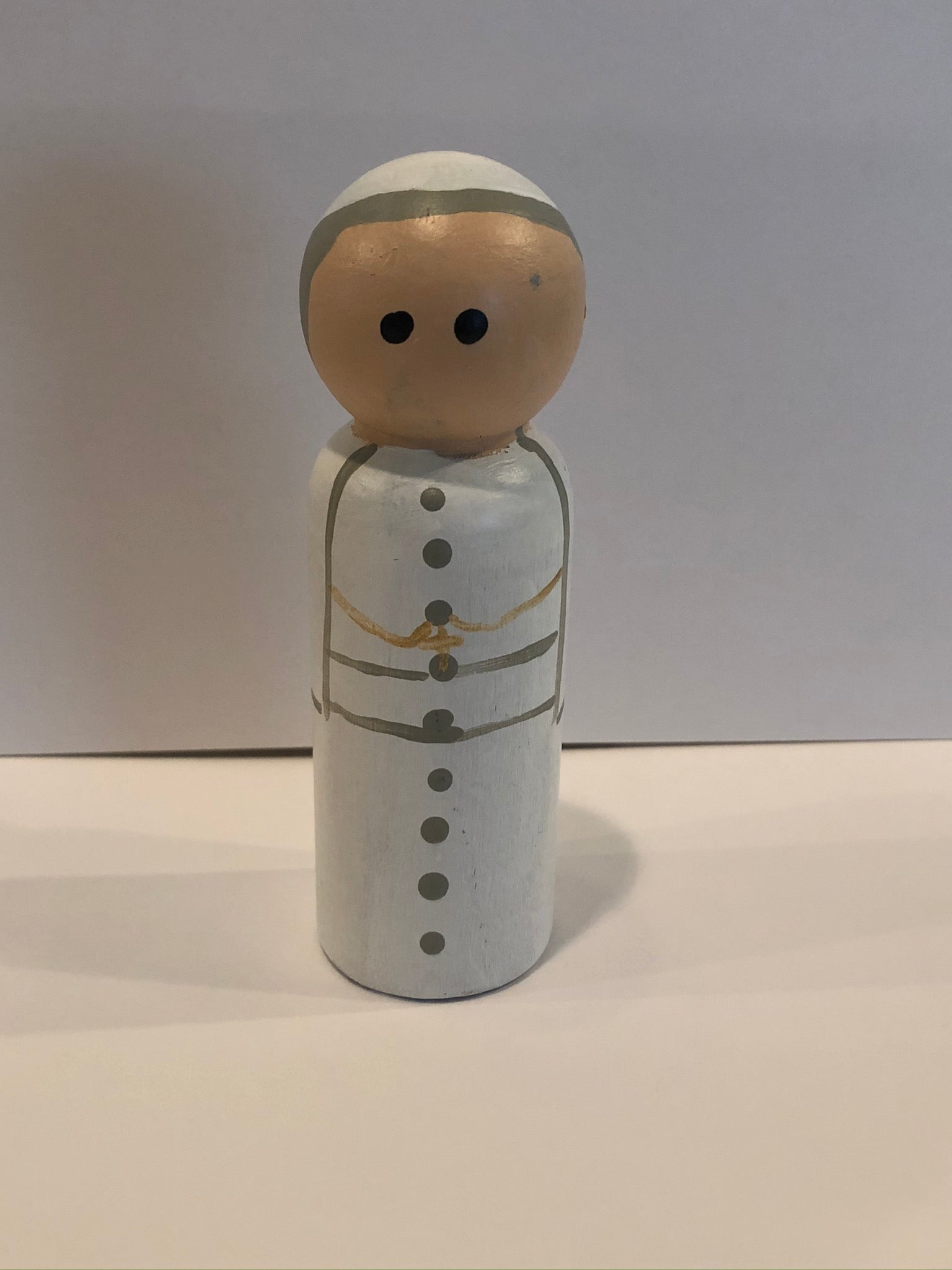 St Pope John Paul II peg doll