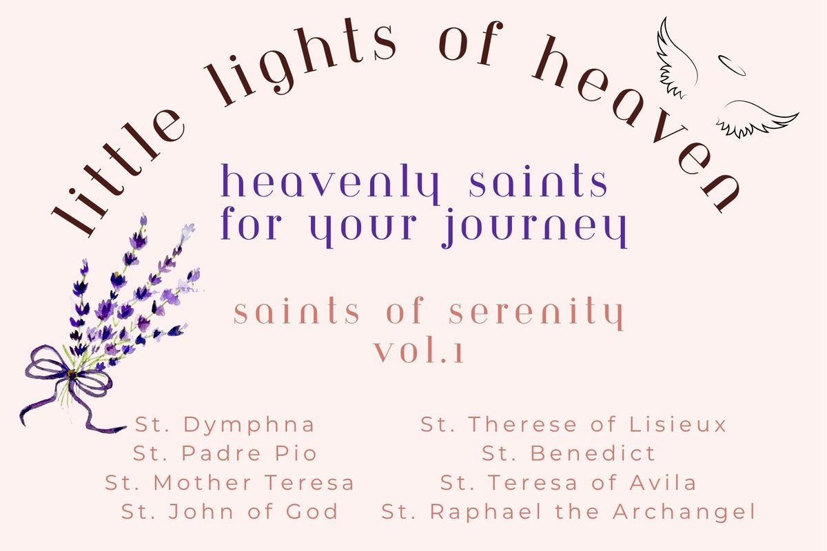 Saints of Serenity Collection — Little Saints of Heaven Watercolor Print Set