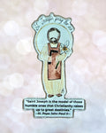 St Joseph (the Woodworker) Little Saint Magnet
