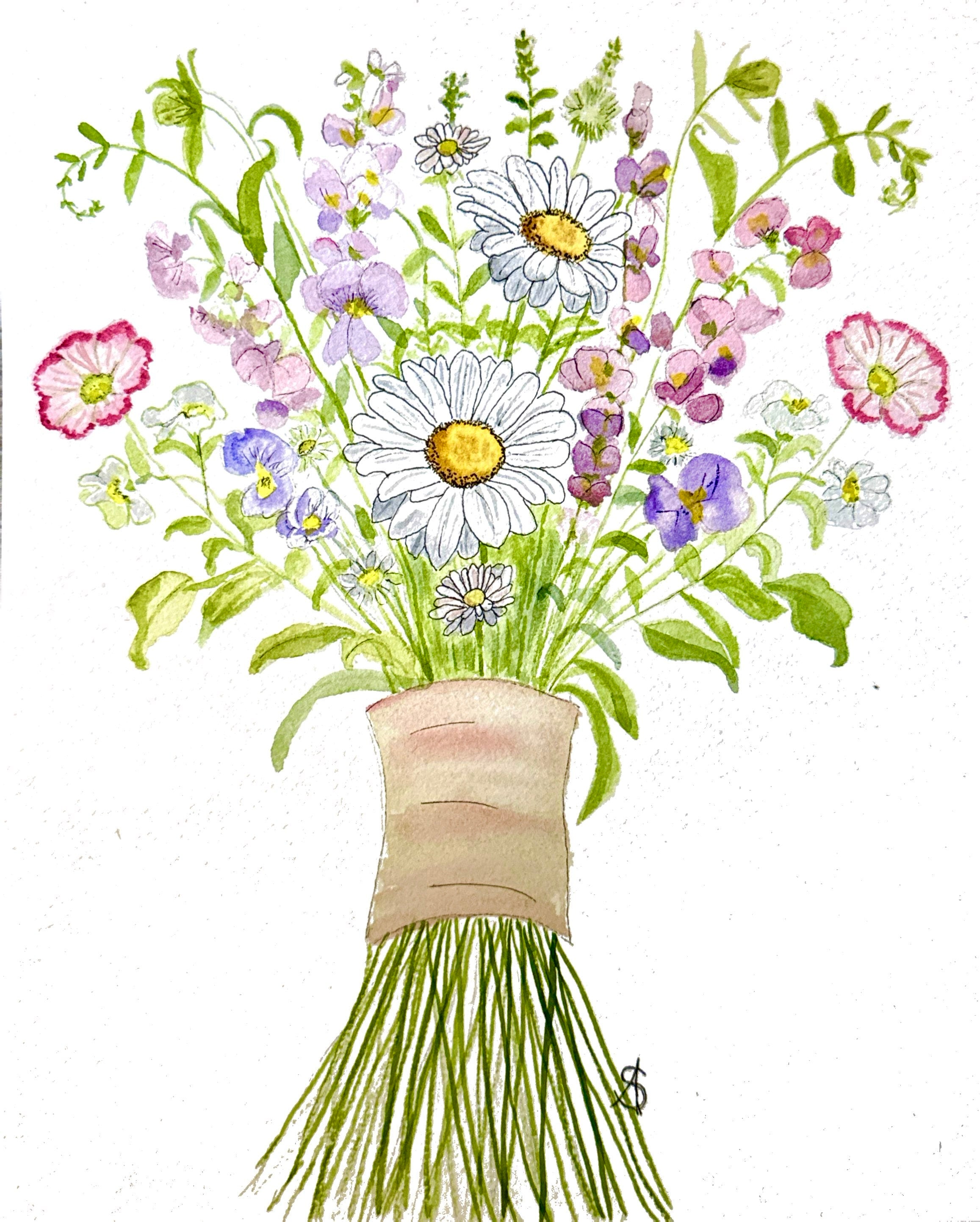 April Flowers for My Girl