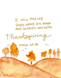 Thanksgiving Psalm