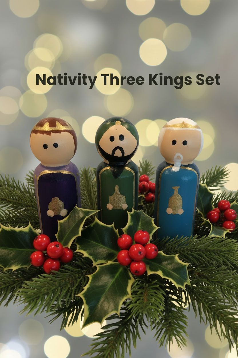 Nativity Three Kings set